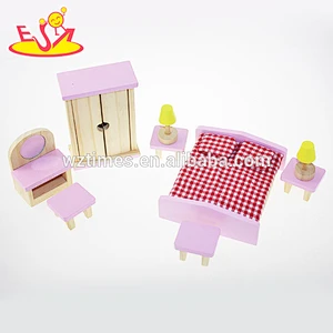 2018 New arrival lovely wooden house furniture for doll house W06B026