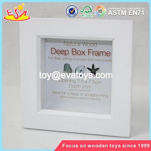 Wholesale simple style white household wooden light photo frame W09A024