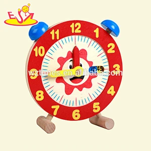 2018 großhandel kleinkinder holz uhr puzzle neue mode kinder holz uhr puzzle beste verkauf kinder holz uhr puzzle W14K016