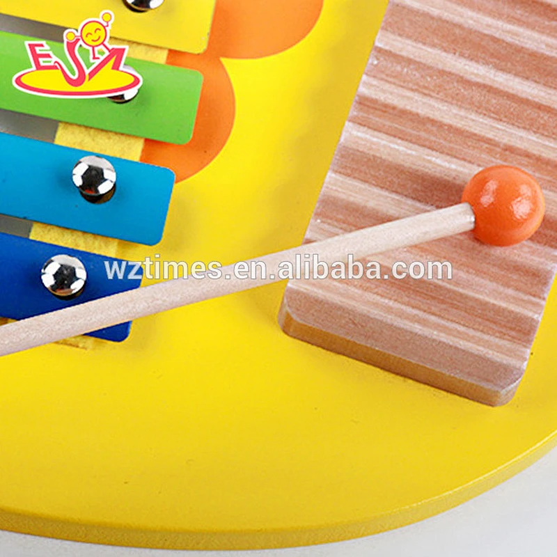 2018 wholesale yellow duck wooden baby xylophone new design wooden baby xylophone best wooden baby xylophone for sale W07C059