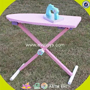 2018 New products children pretend play wooden toy ironing board W10D151