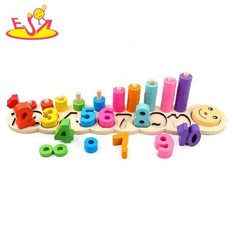 Best sale prschool education wooden early learning toys for kids W12E034