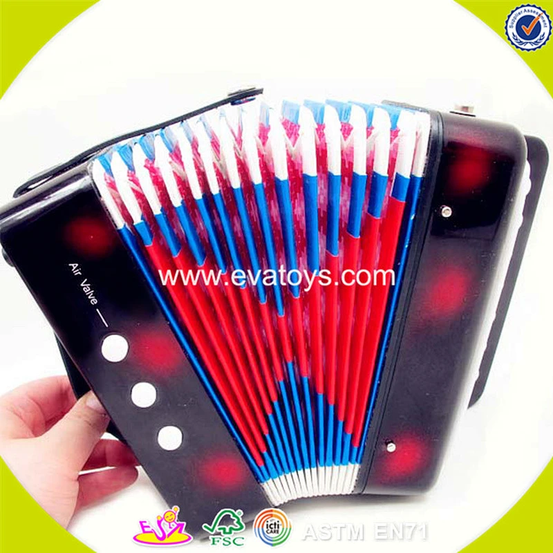 Wholesale top fashion wooden piano accordion professional children wooden piano accordion W07K006C
