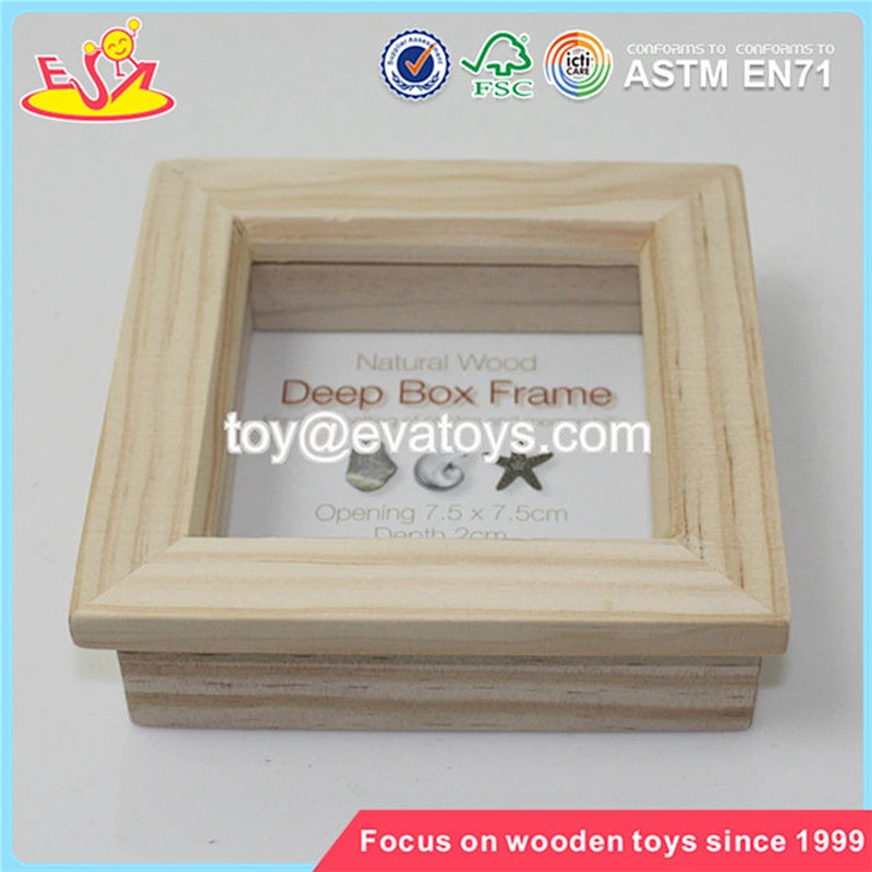 Wholesale special children wood photo frame classic craft wood photo frame W09A023