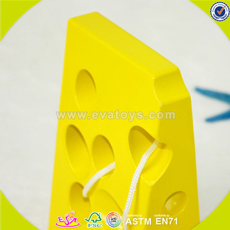 wholesale baby wooden threading toy hot sale kids wooden threading toy funny wooden threading toy W11E047