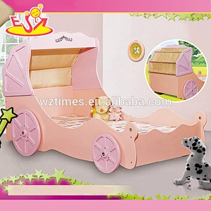 2018 wholesale wooden kids train bed high quality wooden kids train bed best sale wooden kids train bed W08A063