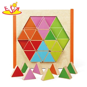 wholesale educational wooden geometry puzzles for children W12F034