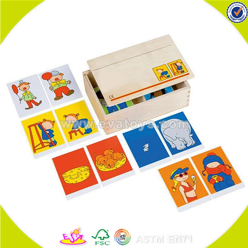 wholesale pretty children wooden domino game toy new fashion wooden domino game toy kids domino game toy W15A056