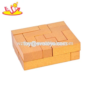 Bestes attraktives buntes Holzspielzeugpuzzle für Kinder W14A173