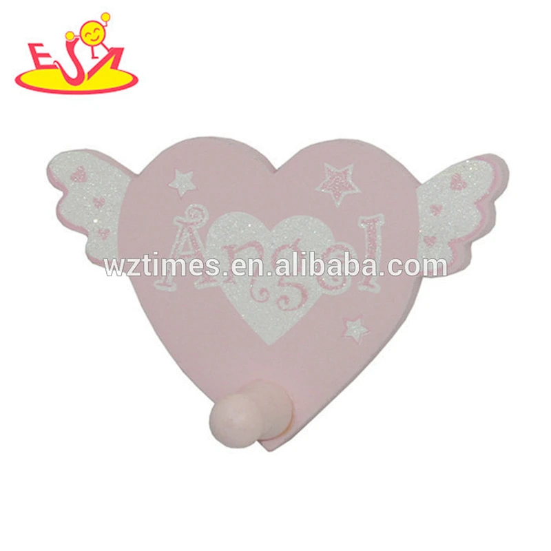 wholesale high quality children wooden shaped coat hook for sale W09B025