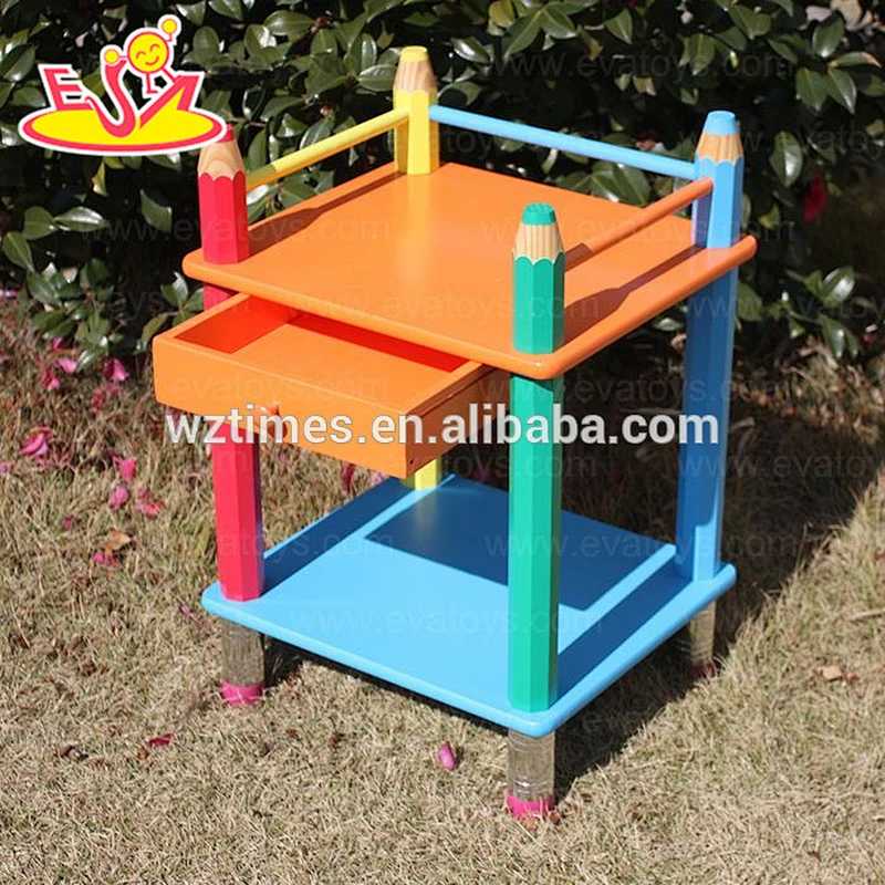 Wholesale top sale baby wooden 2 layer shelf used in home or kindergarten W08C060