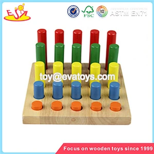 wholesale fashion wooden magnetic blocks toy superior quality wooden baby puzzle block toy W14A098
