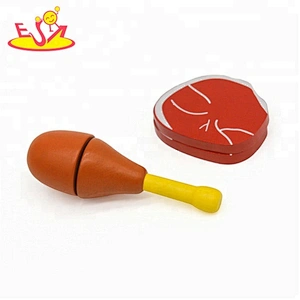 New hottest pretend play wooden toy food set for kids W10B258