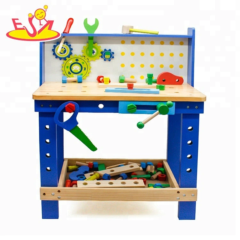 Amazon hot sale diy wooden kids tool set for wholesale W03D073