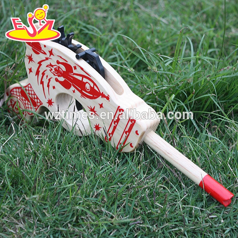 hot quality baby wooden toy weapons cheap wooden gun toy for kids W02A098