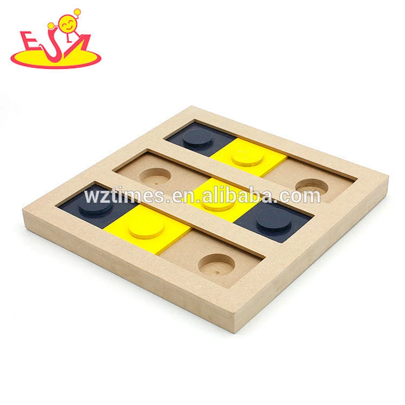 Wholesale top quality wooden puppy interactive toys as hide and seek W06F069