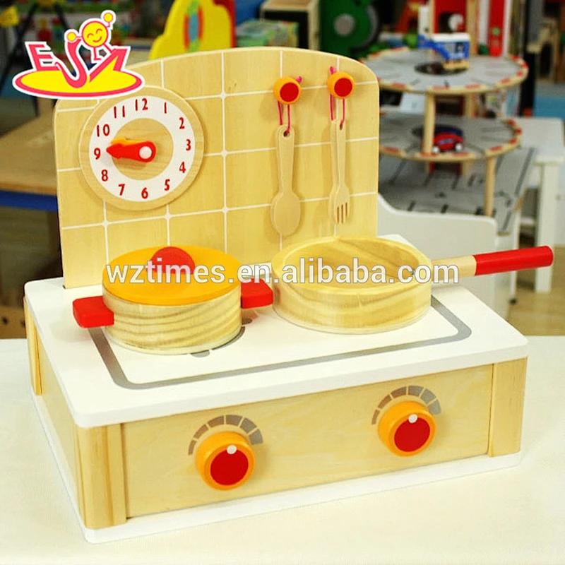 2018 venta al por mayor del bebé juegos de cocina de madera de moda para niños juegos de cocina de madera para niños juegos de juegos de cocina de madera W10C202