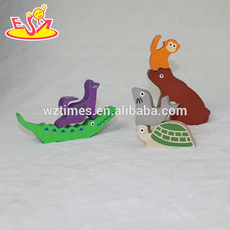 2018 wholesale kids wooden animal jigsaw puzzles funny toy children wooden animal jigsaw puzzles W14A158