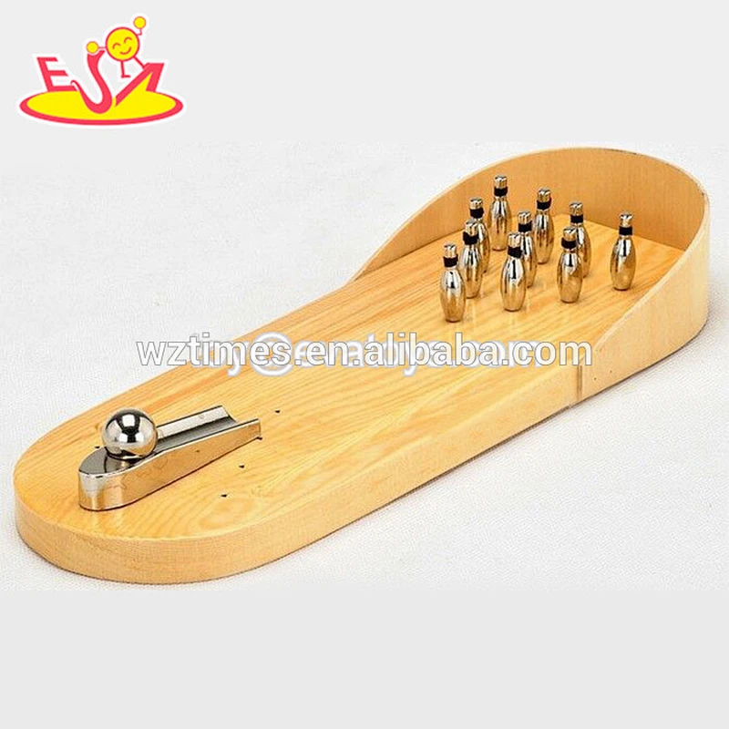 Wholesale most popular funny wooden bowling game for children W01A303
