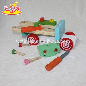 2018 best design educational children wooden toy screws for sale W03C026