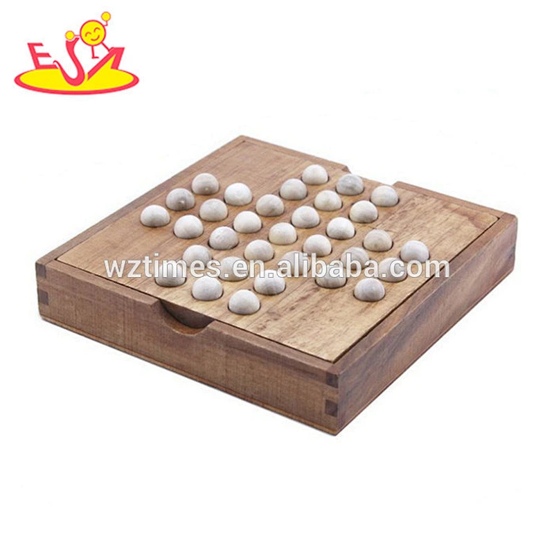 Wholesale early education toy wooden chess board game benefits to baby's IQ W11A090