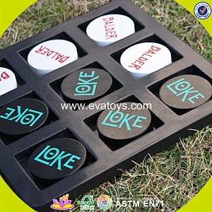 wholesale kids toy wooden tic tac toe for fun W01B036