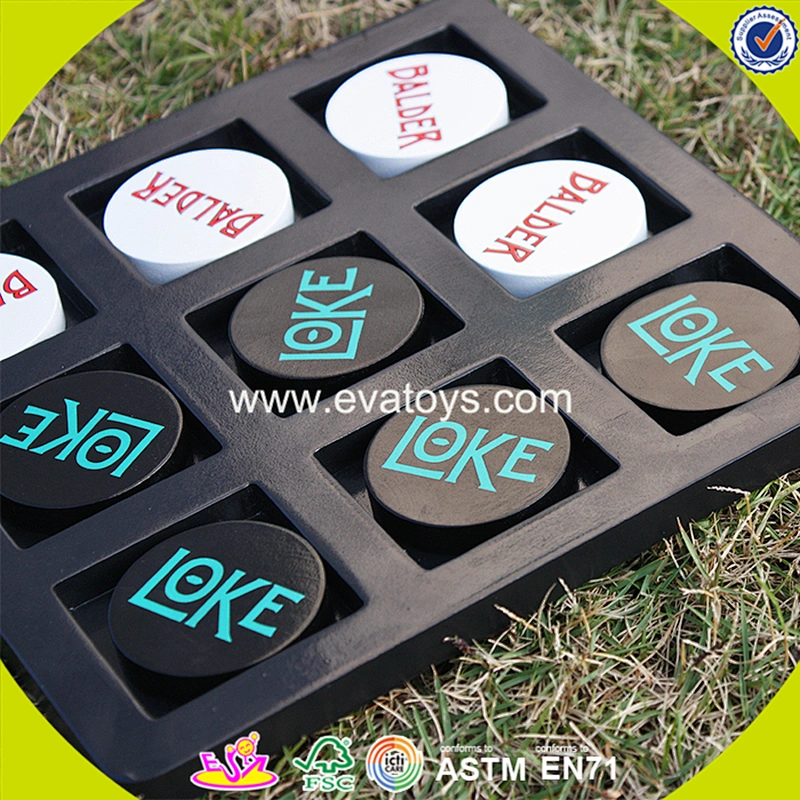 wholesale kids toy wooden tic tac toe for fun W01B036