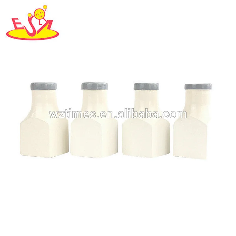 2018 neue stil süße baby holzspielzeug milchflaschen mit box W10B192