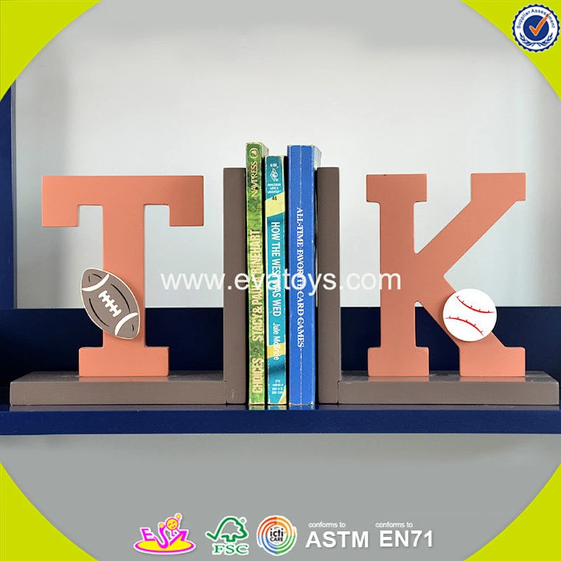 Wholesale fashionable bus shape hottest kids wooden bookshelf used in school or home W08D066