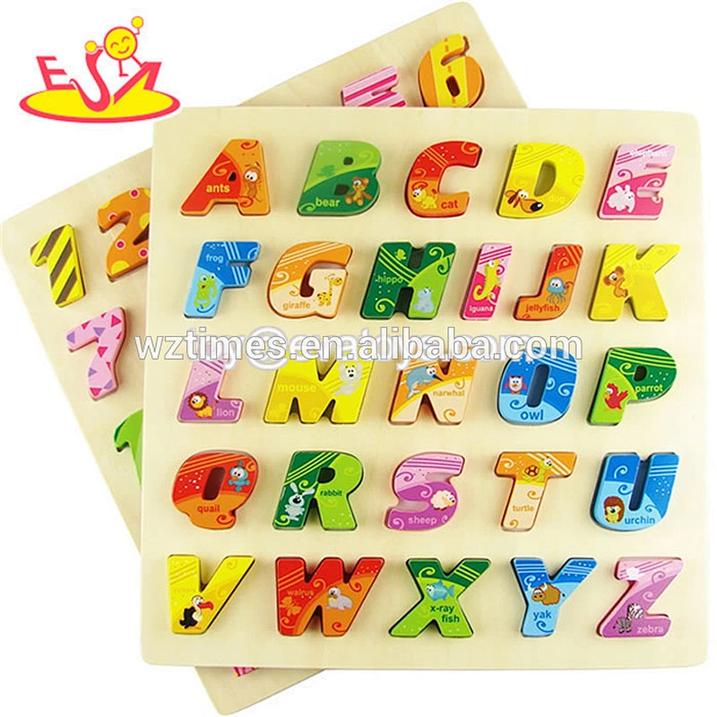 Pädagogische Zahl, die hölzerne Puzzlespielwaren für Baby W14B066 lernt