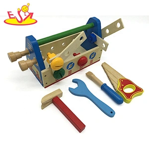Top sale kids garden wooden toy tool kit for pretend play W03D121