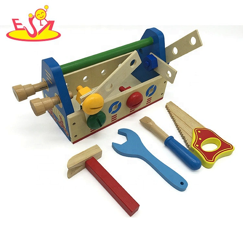 Top sale kids garden wooden toy tool kit for pretend play W03D121