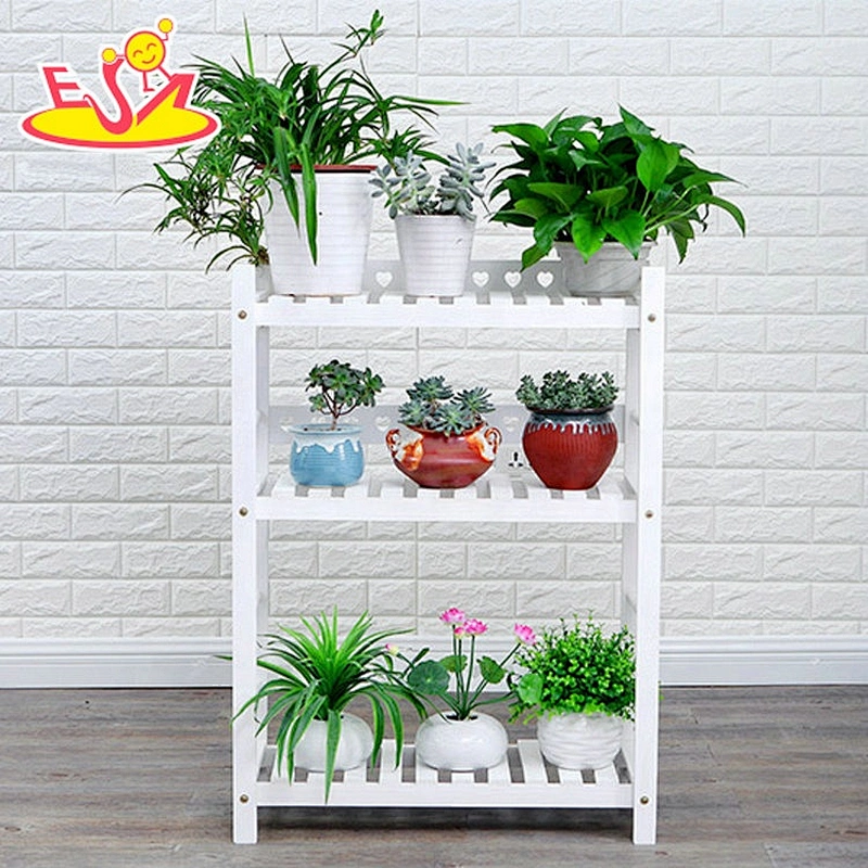 Wholesale multi-tiers wood flower shelf for garden decoration W08H108