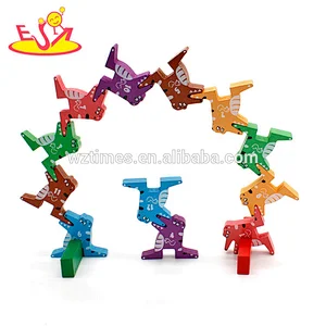 Wholesale unique style wooden splice animal toy for children W13A143