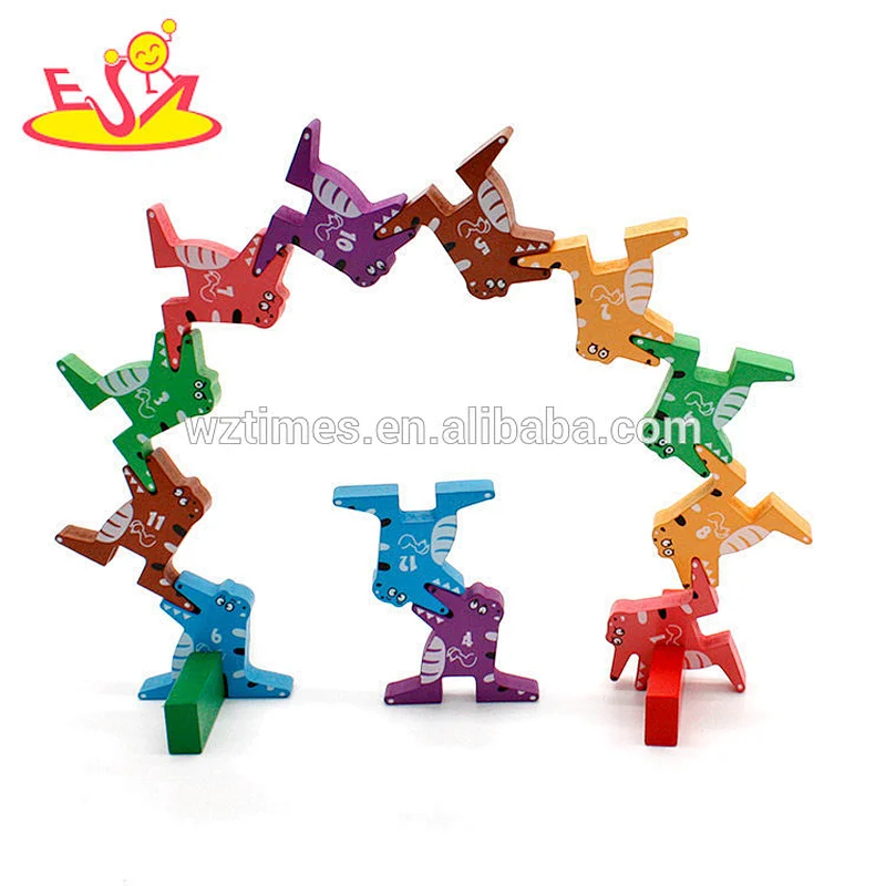Wholesale unique style wooden splice animal toy for children W13A143