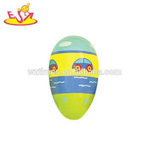 Wholesale cheap children wooden music shakers customize mini egg toy wooden music shakers for kids W07I077