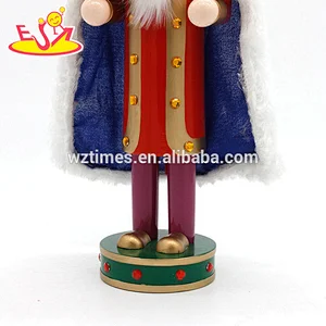 2018 wholesale mini king model doll toy wooden cheap nutcrackers for kids play W02A288