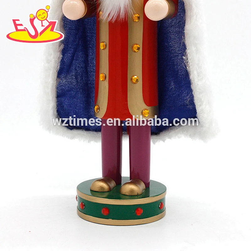2018 wholesale mini king model doll toy wooden cheap nutcrackers for kids play W02A288