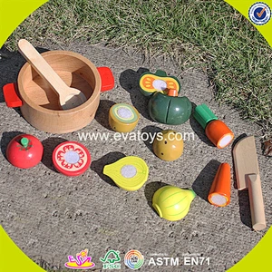 wholesale kids wooden vegetables toys simulation baby wooden vegetables toy W10B146