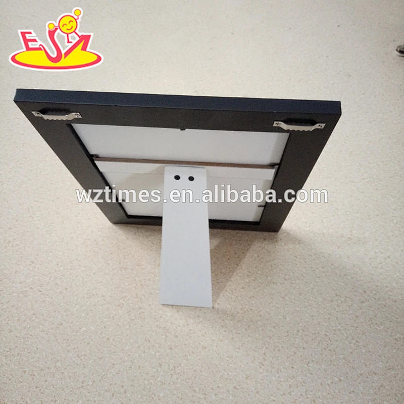 2018 wholesale fashioned black border wooden waterproof picture frame W09A048