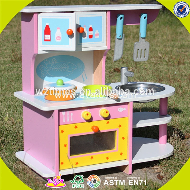 wholesale high quality mini wooden BBQ grill toys cutie wooden BBQ grill toys W10C165