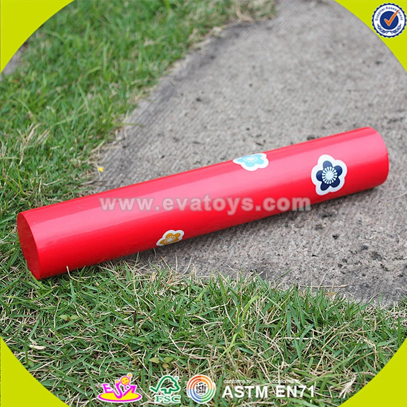 wholesale top sale Wooden music Jingle stick toy,Child Music instrument set toy,Wonderful red jingle stick toy W07I119