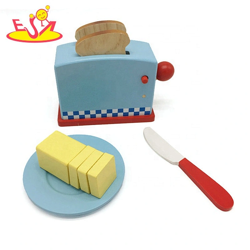 2019 Most popular simulation play toaster wooden cooking toys for kids W10D238