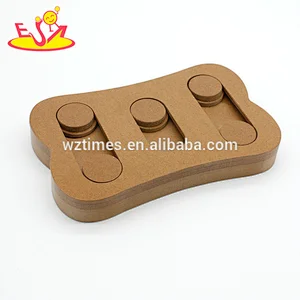 Wholesale unique style wooden cat pets interactive toy for animal W06F034