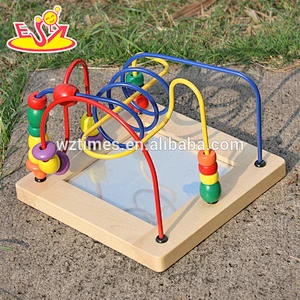 2018 wholesale baby wooden bead maze toy popular kids wooden bead maze toy fashion children wooden bead maze toy W11B129