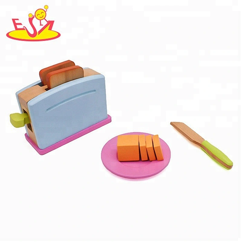 Spielwaren-Sets des Topmode-Kindertoasters aus Holz für Großhandel W10D010
