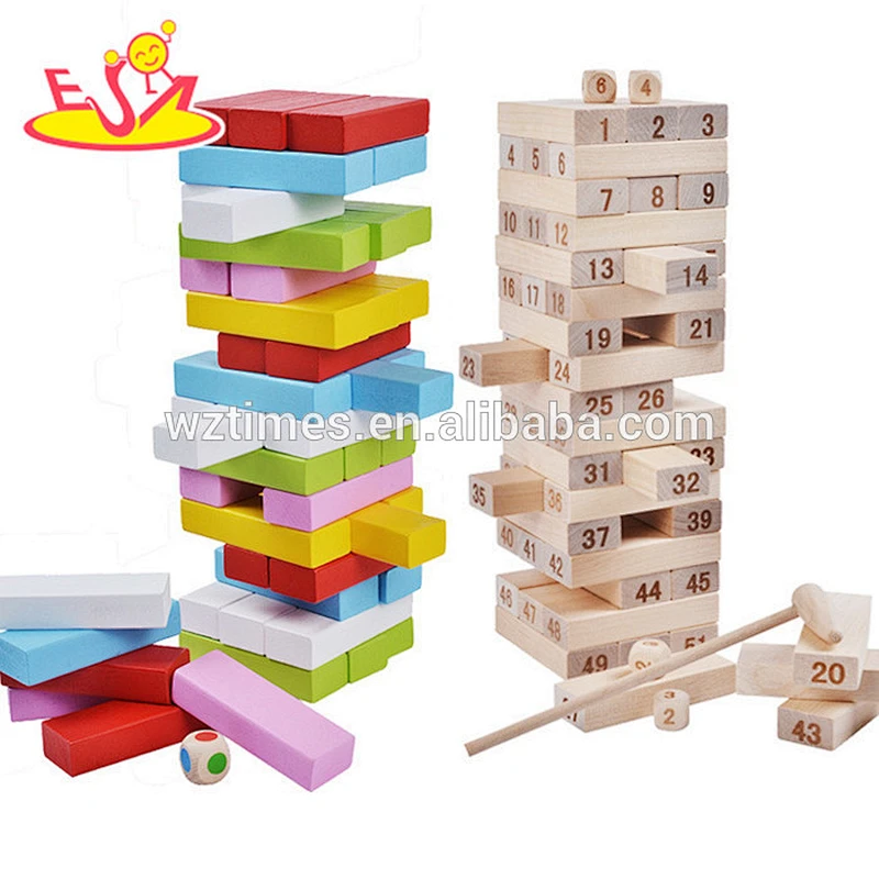 48 Stücke Montessori Blöcke aus Holz pädagogisches Spielzeug für Kinder W13D151