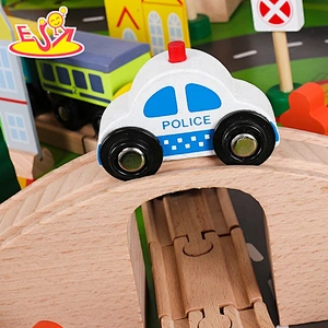 New hottest educational toys wooden small train table for wholesale W04C009C