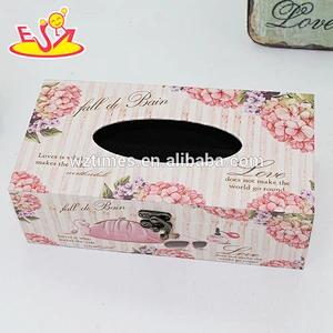 Wholesale beautiful houseware wooden napkin paper box cheap wooden napkin paper box W18A005