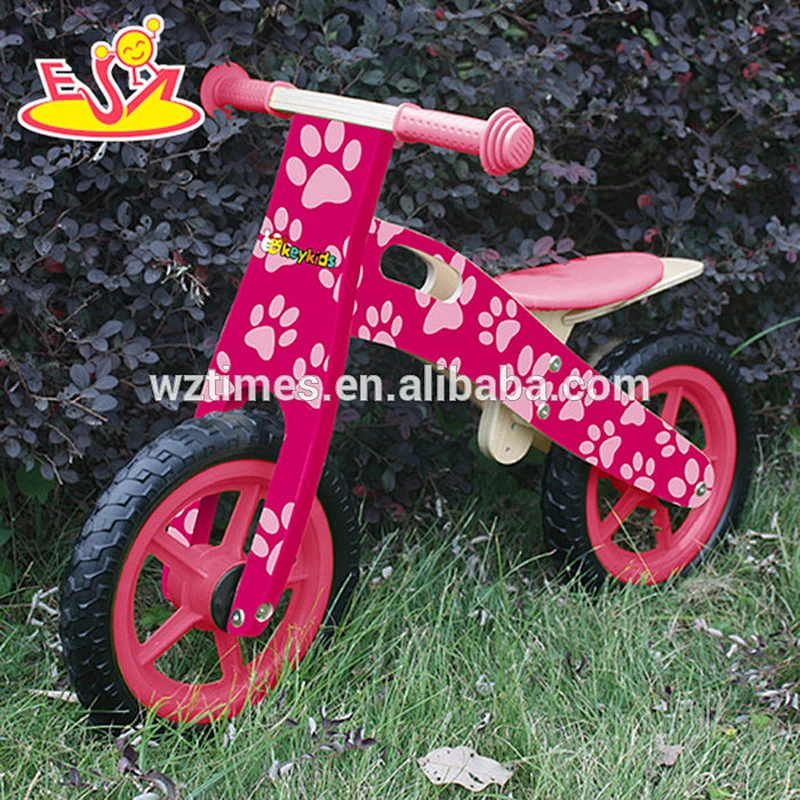 2018 wholesale kids wooden balance bicycle new design children wooden balance bicycle hottest wooden balance bicycle W16C147